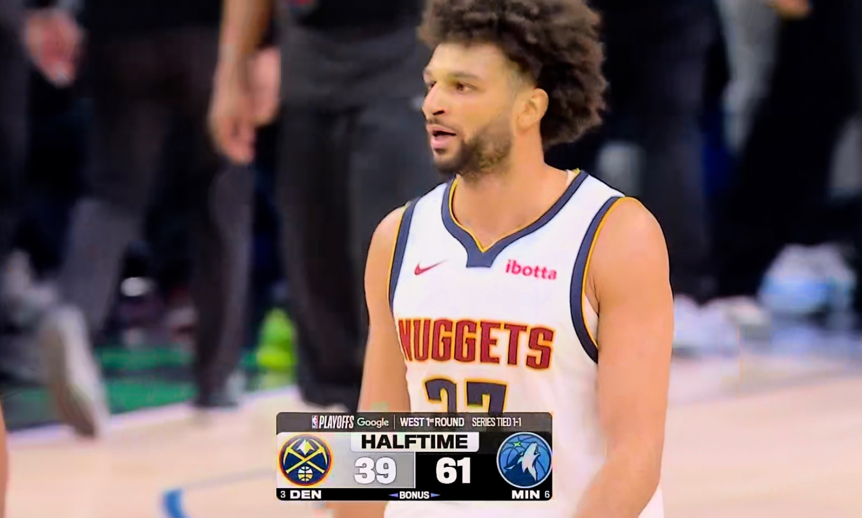 彻底锁死约基奇！戈贝尔证明自己，森林狼领先掘金